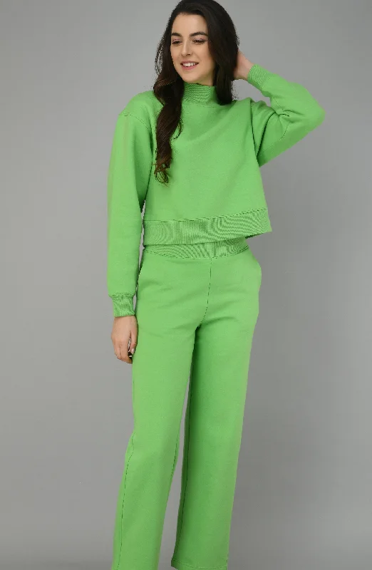 Glam Green Fleece Lounge Set Victoria’s Secret pajama sets