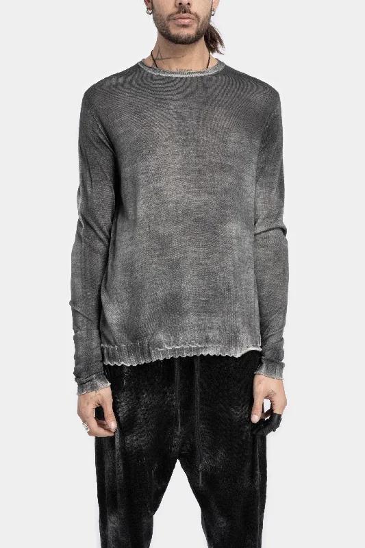 Lightweight wool knit sweater, Black spray Weekend sweaters