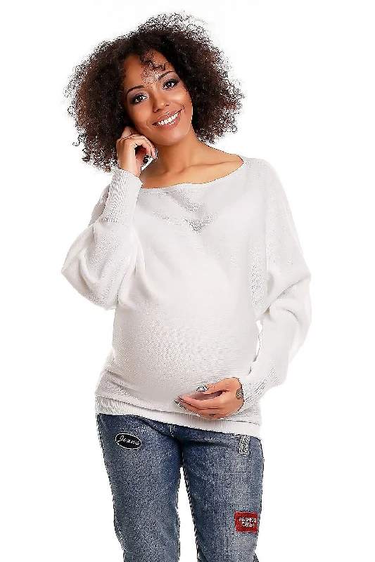 Short Oversize Pregnancy Sweater  PeeKaBoo Luxury sweaters