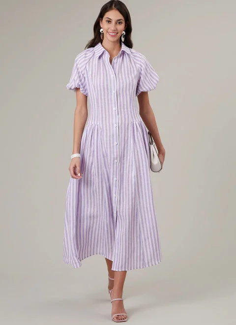 McCalls Shirtdress M8384 Birthday midi dresses