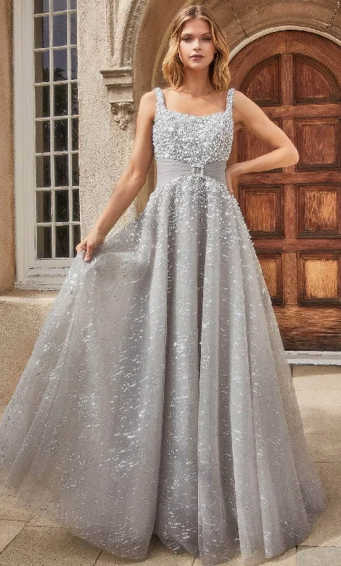 Andrea and Leo A1181 - Square Neck Full Length Gown Preppy party dresses