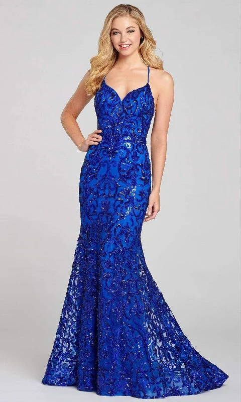 Colette for Mon Cheri - CL12130 Sequined Mermaid Modest Prom Gown Must-have party dresses for this season