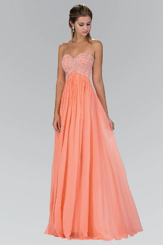 Elizabeth K - GL2148 Beaded Sweetheart A-Line Gown Lightweight party dresses for summer