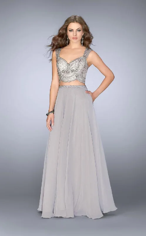 La Femme Gigi - 24417 Radiant Beadwork Sweetheart Evening Gown Minimalist party dresses