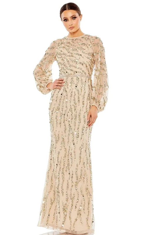 Mac Duggal 93789 - Modest Bedazzled Long Evening Dress Winter party dresses