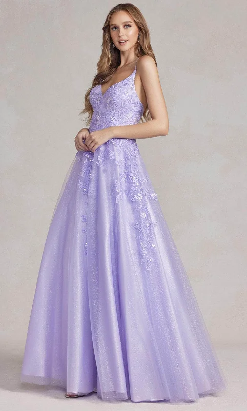 Nox Anabel E1178 - Embroidered Bodice Prom Gown Best party dresses for tall women