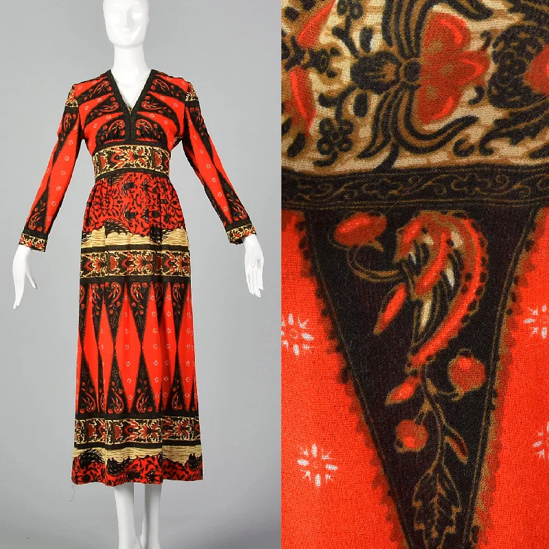 1970s Suzy Perette by Victor Costa Bohemian Dress Anniversary unclassified dresses