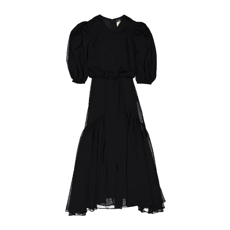 A4 Black Layered Dress Anniversary unclassified dresses