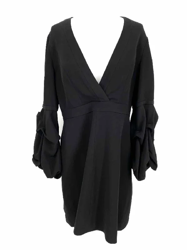 ALEXIS FIA Women's Black Viscose Size XL Dress Trendy new unclassified dresses