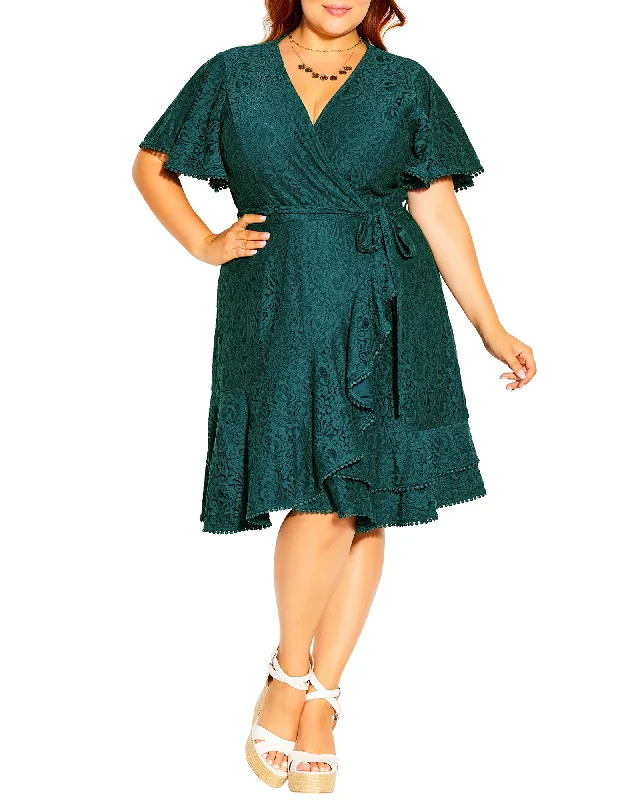 Anja Sweet Luv Dress | Forest Green Soft fabric unclassified dresses