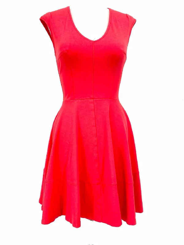 bar III Women's Hot Pink Empire Rayon Blend Size XS Dress Anniversary unclassified dresses