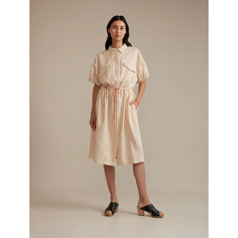 Bellerose Orange Stripe Varia Womens Dress Best-selling unclassified dresses