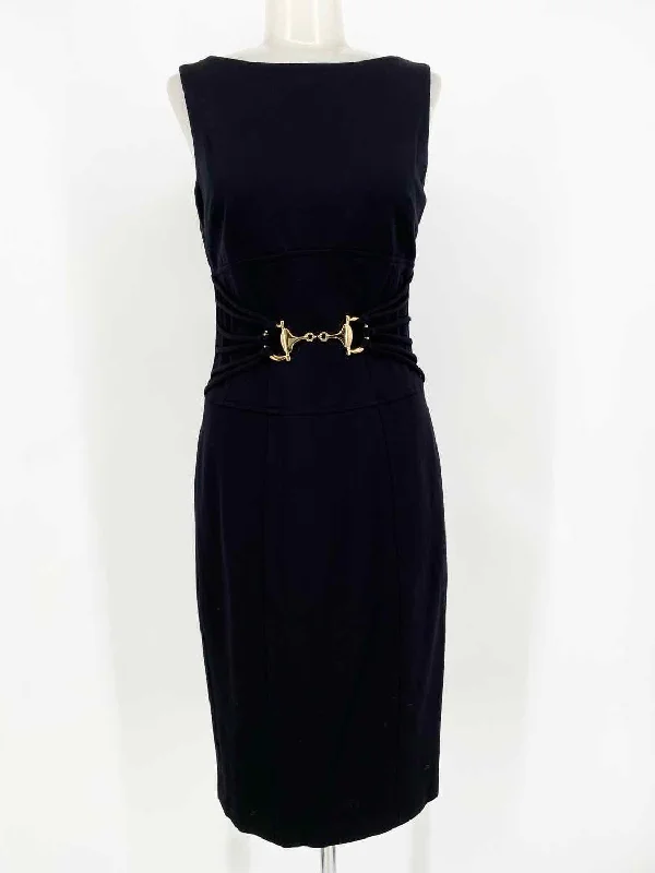 Cache Black sheath Belted Size XS Dress Unique unclassified dresses