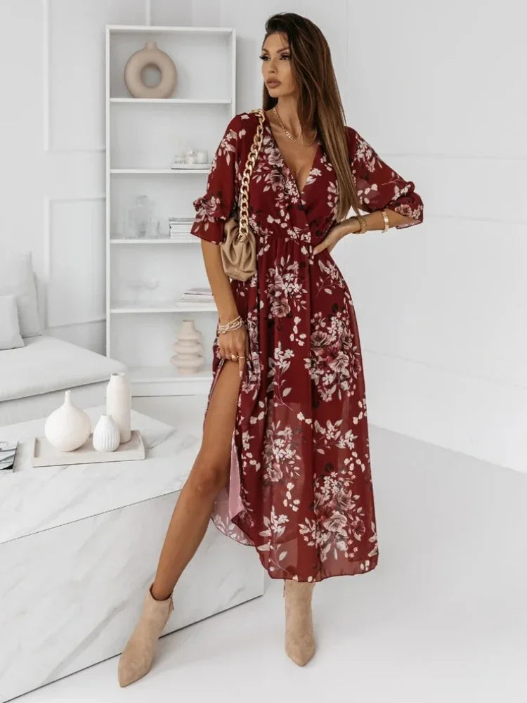 Chiffon Summer Dresses Women 2024 Elegant Fashionable unclassified dresses