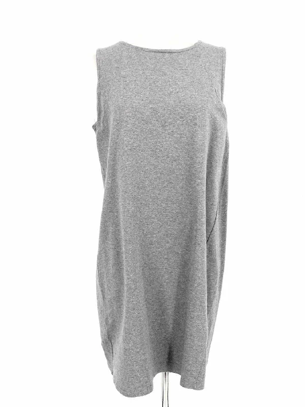 Eileen Fisher Women's Gray Shift Cotton Blend Size S Dress Soft fabric unclassified dresses