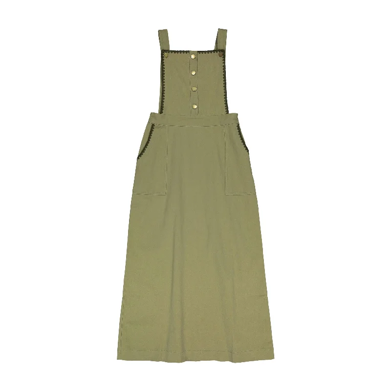 HEV Olive Binding Stitch Jumper Earthy tone unclassified dresses