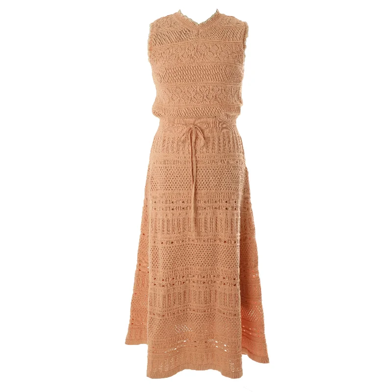 HEV Peach Knit Dress Graduation unclassified dresses