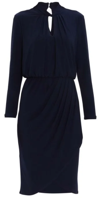 Jeanlee Jersey Dress Navy Festival unclassified dresses