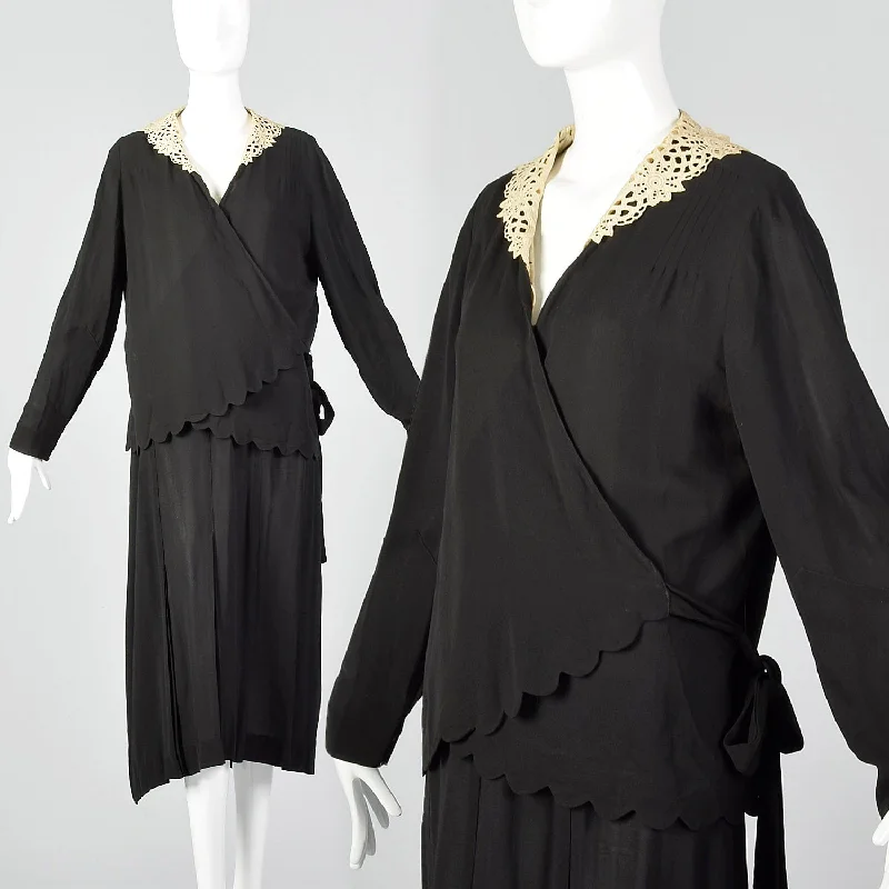 Large 1920s Dress and Wrap Top Luxury unclassified dresses