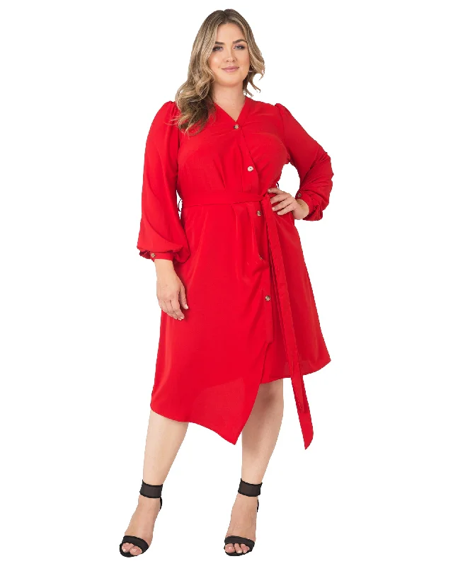 Leah Lantern Sleeve Dress | CHERRY Denim unclassified dresses