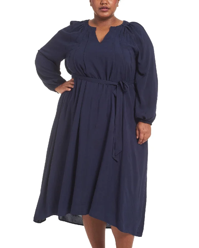 Lissa Pleat Top Dress | Navy Discounted unclassified dresses