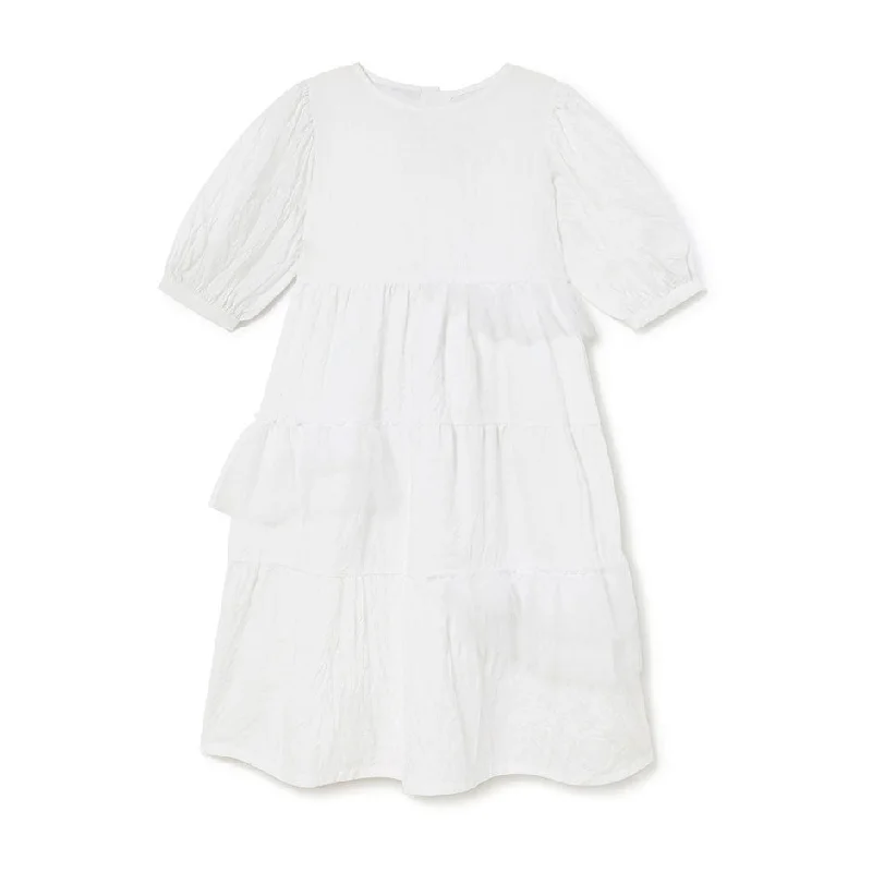 Little Creative Factory White Honolulu Dress Minimalist unclassified dresses