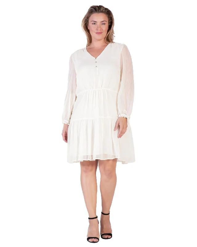 Lottie Tiered Prairie Dress | Off White Stylish unclassified dresses