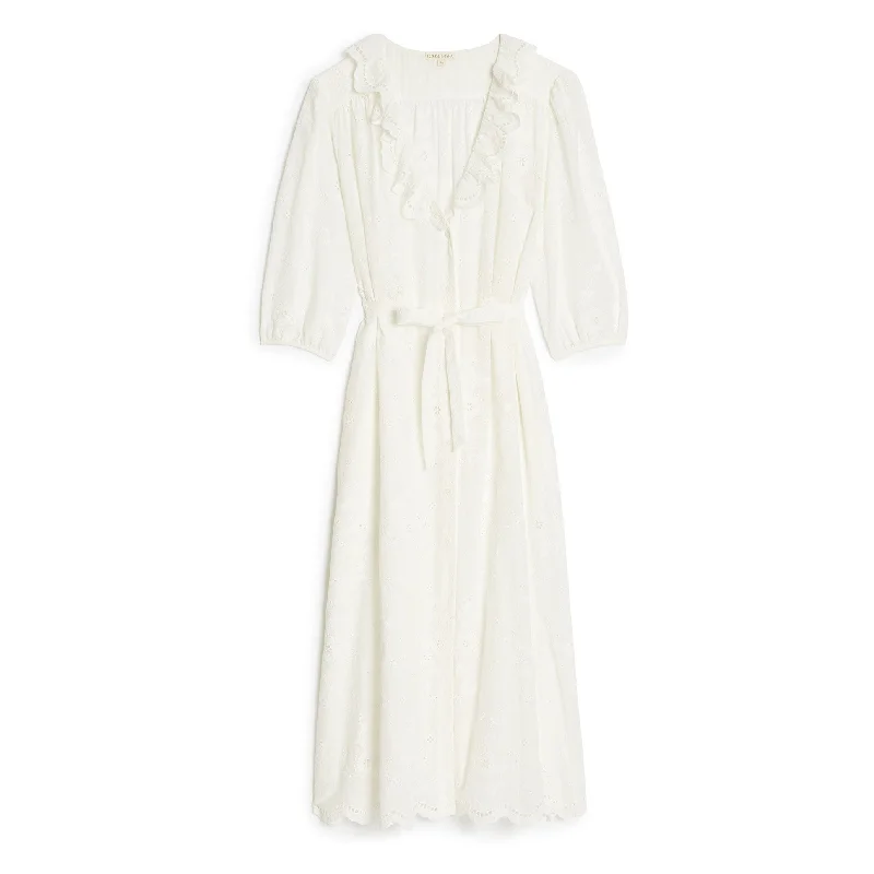 Louise Misha  Off White Alane Dress Silk unclassified dresses