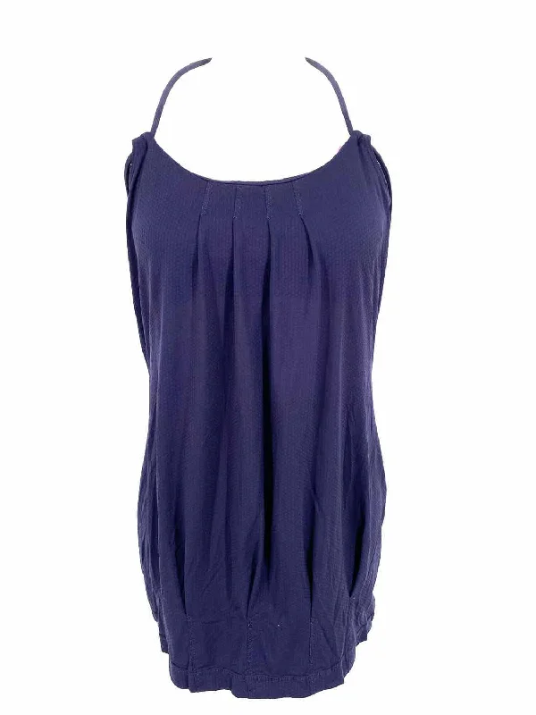 Lululemon Women's Navy Open Back Size 8 Dress Petite unclassified dresses