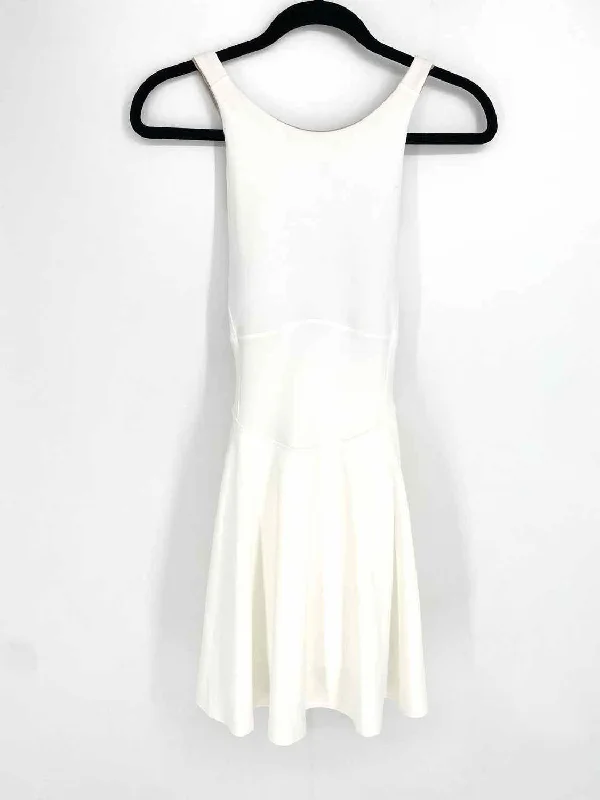 Lululemon Women's White Nylon Blend ATHLETIC Size 6 Dress Tulle unclassified dresses