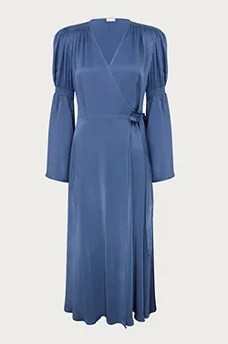 Maeve Satin Dress Blue Y2K unclassified dresses