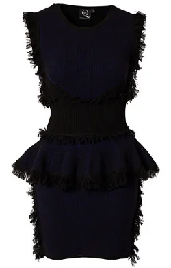 Fringe Peplum Dress Popular unclassified dresses