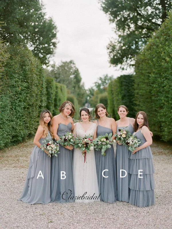 Newest Trendy Bridesmaid Dresses, Mismatched Custom Design Bridesmaid Dresses Chic unclassified dresses