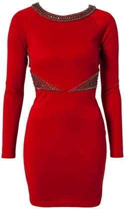 Bonnie Dress Red Metallic unclassified dresses