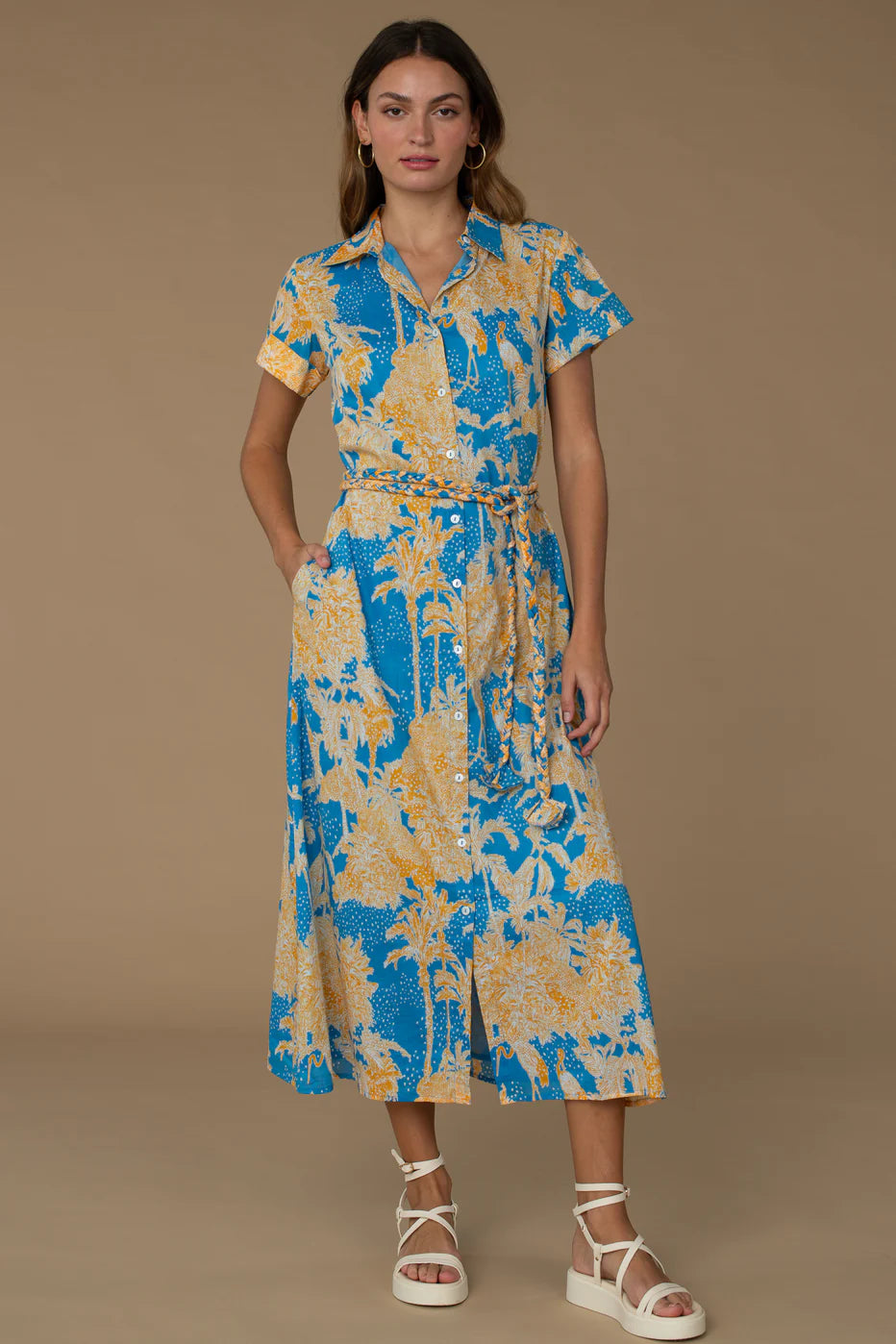 Larkin Dress (Tropical Toile) Trendy new unclassified dresses