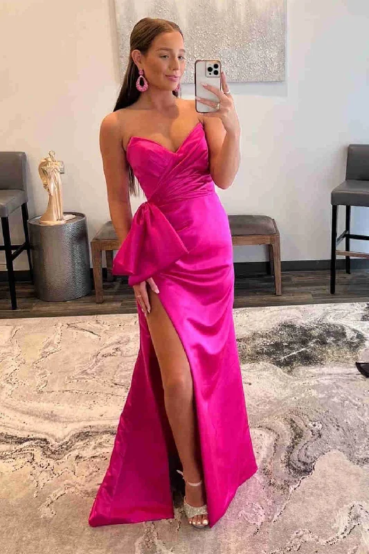 Prom Dresses Strapless Satin Floor Length  With Corset unclassified dresses