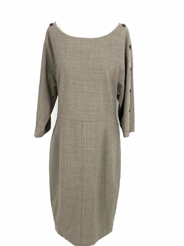 RACHEL ROY Women's Gray sheath Size 8 Dress Knitted unclassified dresses