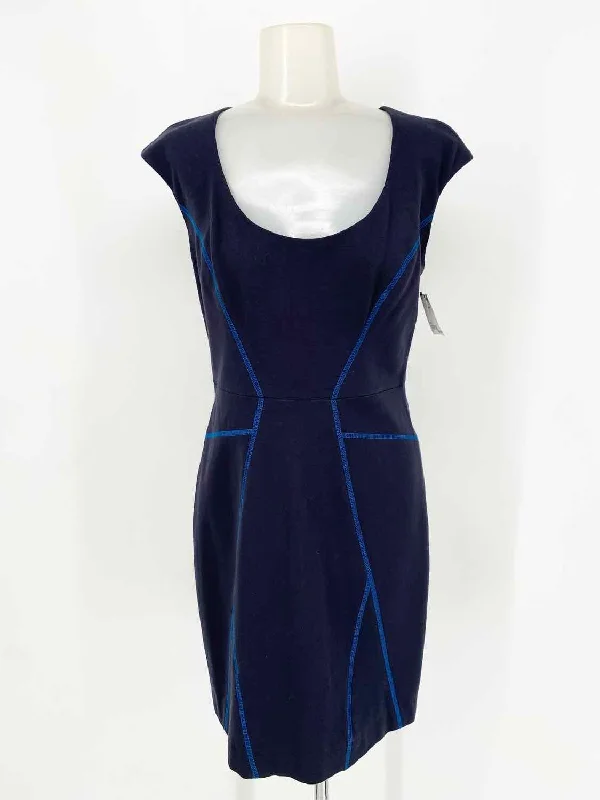 Rebecca Taylor Women's Navy sheath Size 6 Dress Bright color unclassified dresses