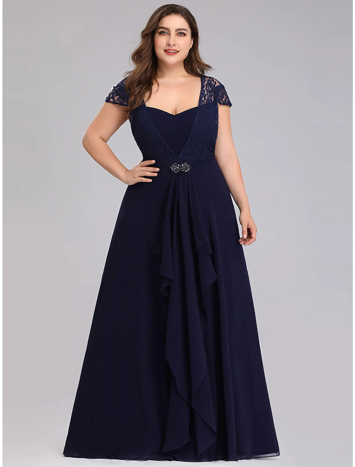 Sheath / Column Prom Dress Off Shoulder High Waisted Summer Bridesmaid Dress Elegant Sweep / Brush Train Chiffon with Pleats Printed unclassified dresses