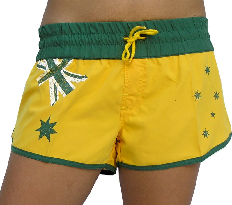 "Aussie" bubble Shorts Fitted Mini Skirt