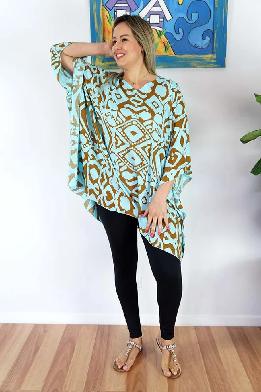 Short Tunic Tribal Wrap Mini Skirt