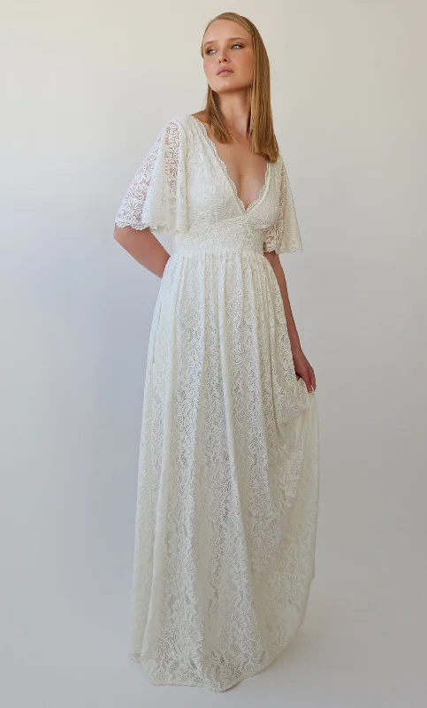 Empire Lace Dress #1383 Lace Dress Layers